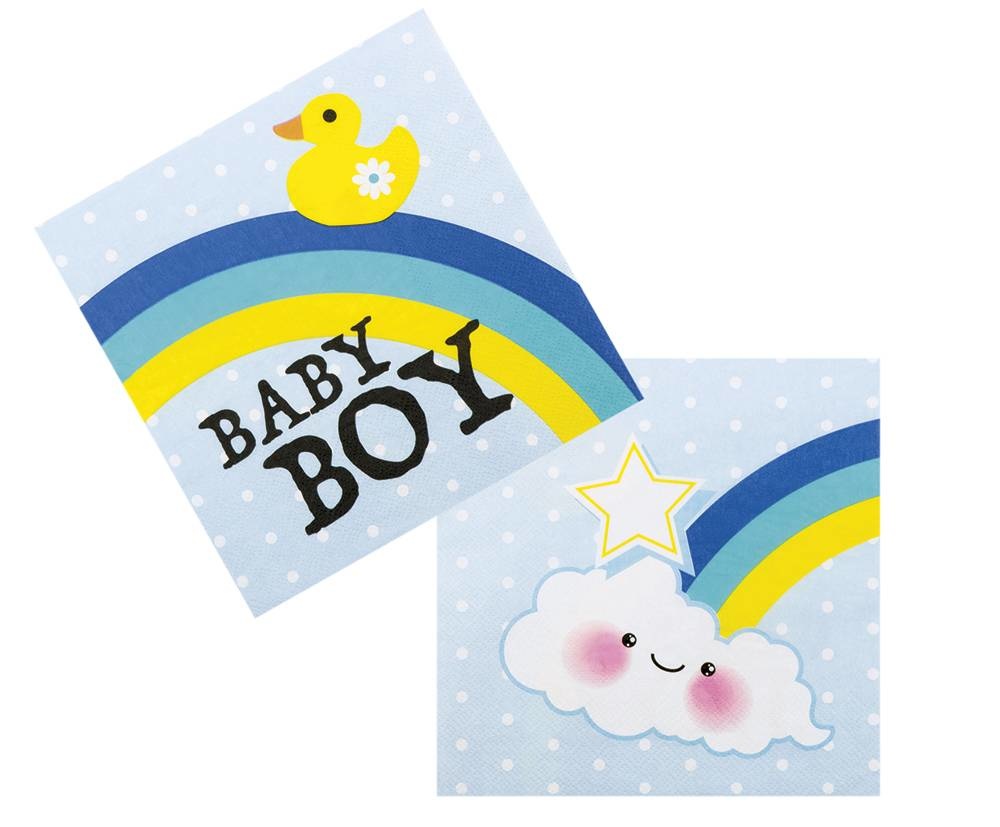 Geboorte Servetten Baby Boy 12ST