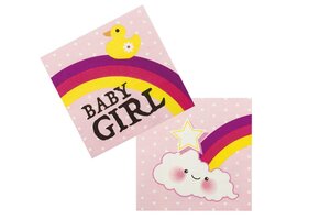 Servetten Baby Girl (20ST)
