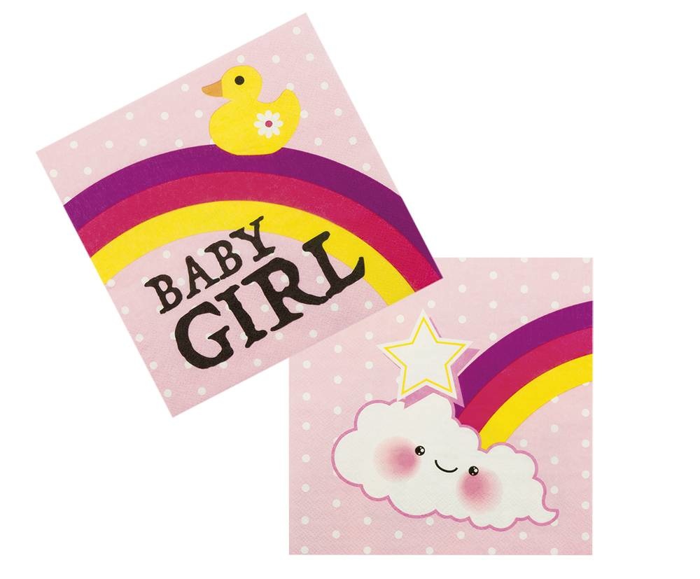 Servetten Baby Girl (20ST)