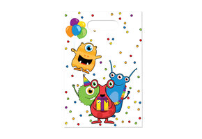 Uitdeelzakjes Monster Party (6ST)