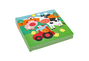 Servetten Farm Fun 33cm x 33cm (20ST)