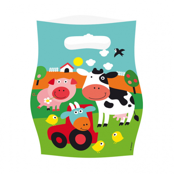 Uitdeelzakjes Farm Fun (8ST)