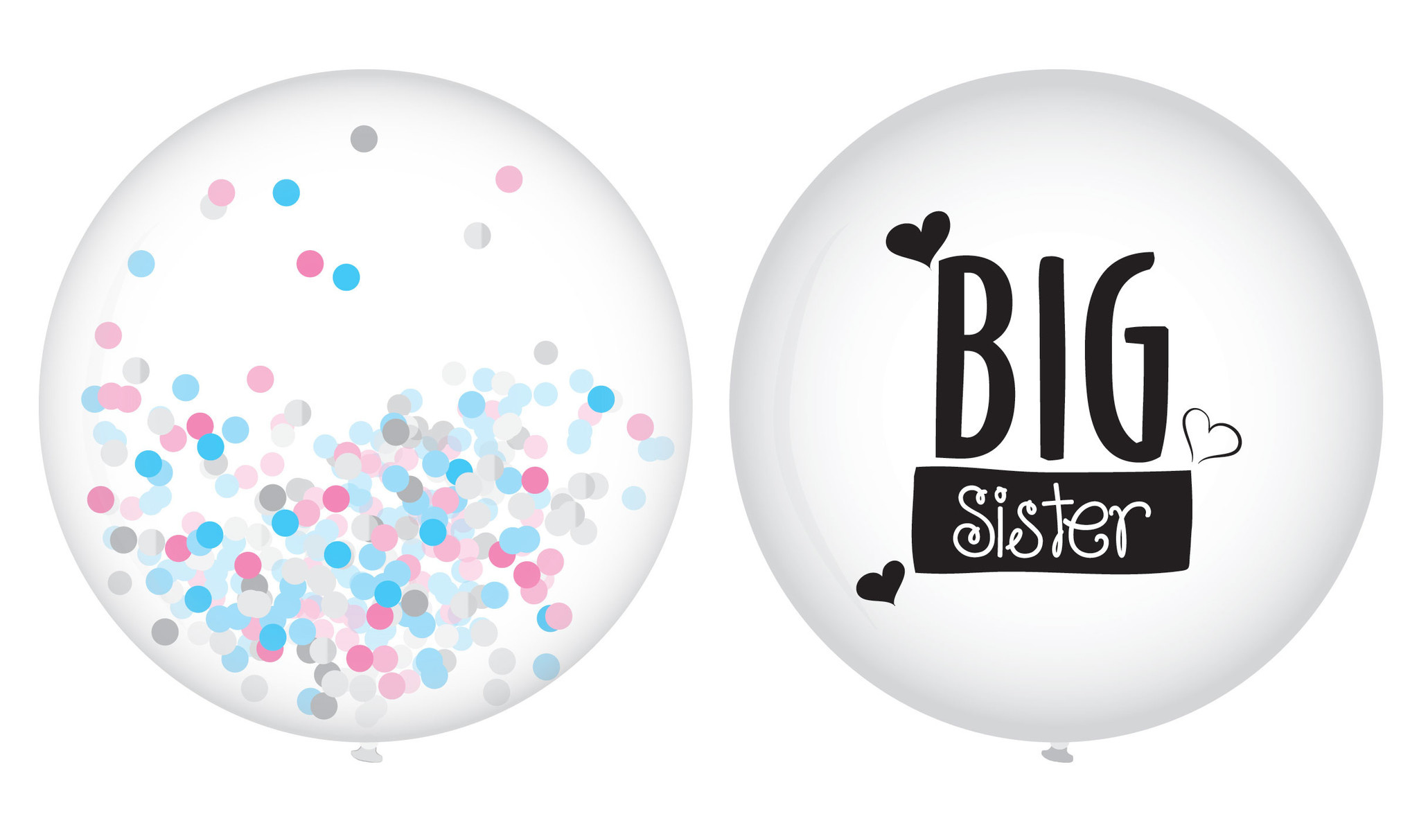 Mega Ballonnen Big Sister 40CM (2ST)