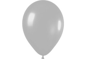 Ballonnen Metallic Zilver (15ST)