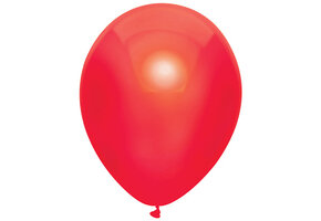 Ballonnen Metallic Rood (15ST)