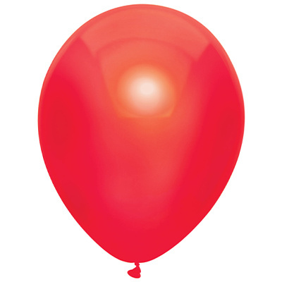 Ballonnen Metallic Rood (15ST)