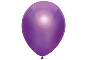 Ballonnen Metallic Paars (15ST)