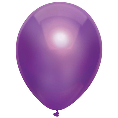 Ballonnen Metallic Paars (15ST)