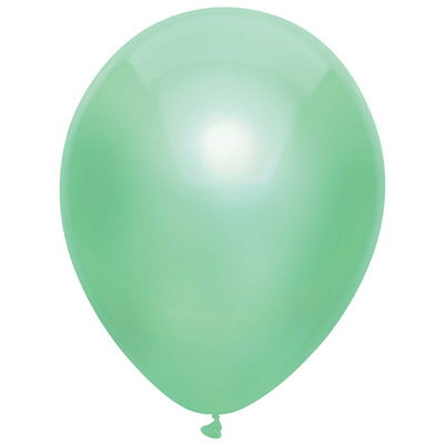 Ballonnen Metallic Mint (15ST)