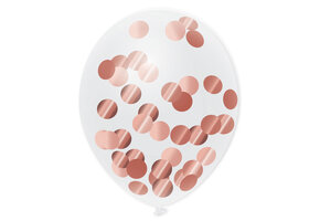 Confetti Ballonnen Rosé Goud 30CM (5ST)