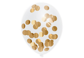 Confetti Ballonnen Goud 30CM (5ST)