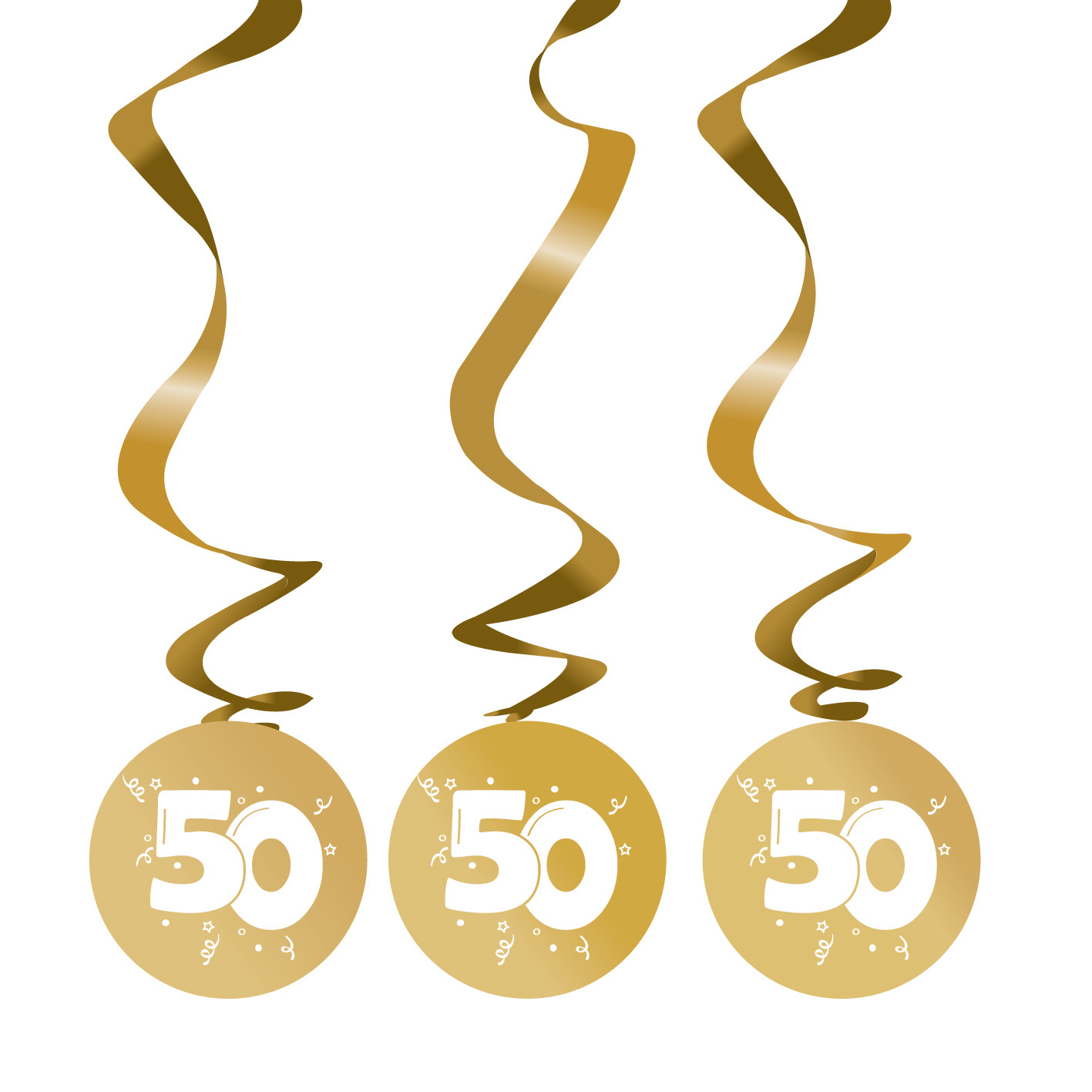 Rotorspiralen Metallic Goud 50 (3ST)