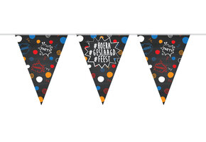 Vlaggenlijn #Hoera Geslaagd Feest (10M)