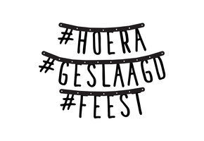 Letterslinger # Hoera Geslaagd Feest (1ST)