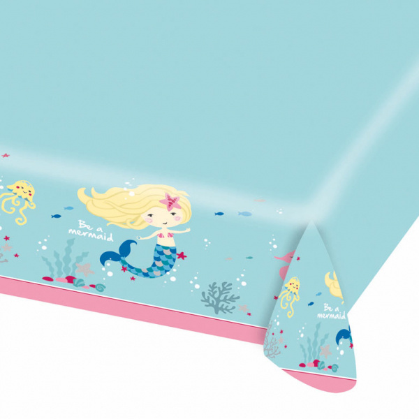 Papieren Tafelkleed Be A Mermaid 115cm x 175cm (1ST)