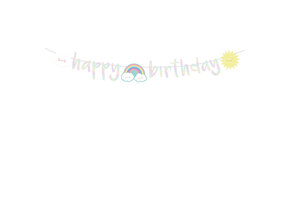 Letterslinger Rainbow & Clouds 180cm (1ST)