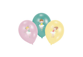 Ballonnen Little Dancer Metallic 28cm (6ST)
