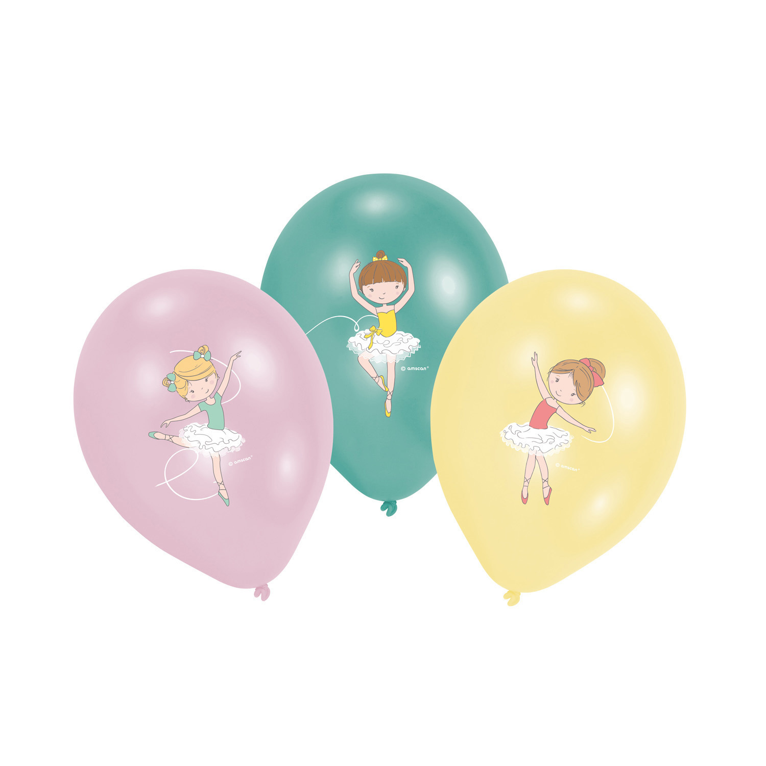 Ballonnen Little Dancer Metallic 28cm (6ST)