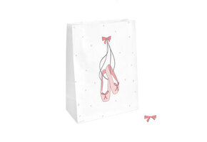 Papieren Uitdeelzakjes Little Dancer met Stickers (4ST)