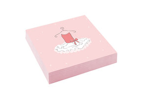 Servetten Little Dancer Roze 33cm x 33cm (20ST)