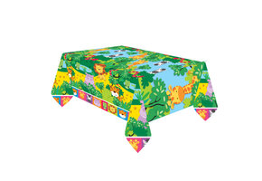 Plastic Tafelkleed Jungle Fun 120cm x 180cm (1ST)