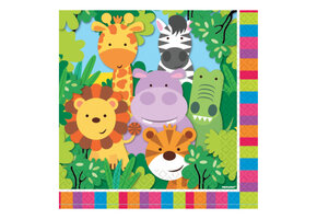 Servetten Jungle Fun 33cm x 33cm (20ST)
