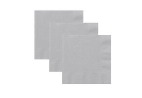 Servetten Zilver 33cm x 33cm (20ST)