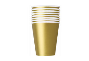 Bekertjes Goud 250ml (8ST)