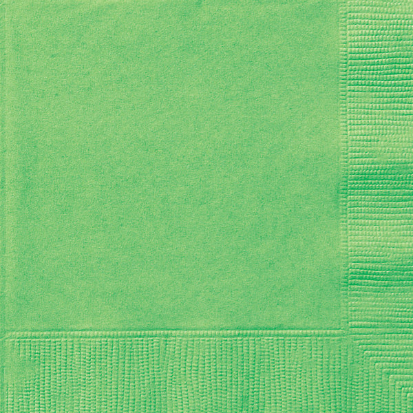 Servetten Lichtgroen 33cm x 33cm (20ST)