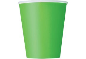 Bekertjes Lichtgroen 250ml (8ST)