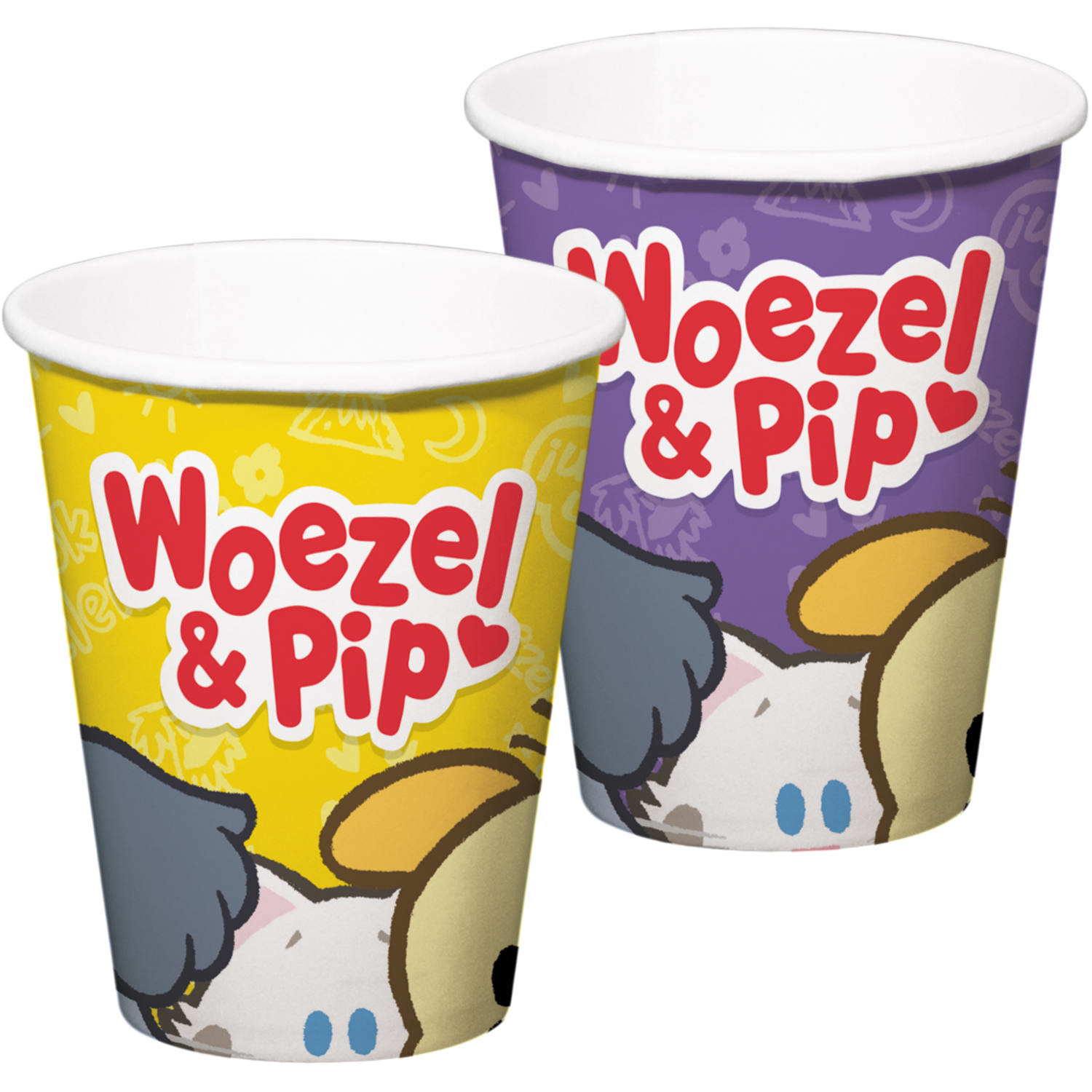 Bekertjes Woezel & Pip 250ml (8ST)