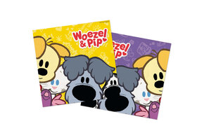 Servetten Woezel & Pip 33cm (20ST)