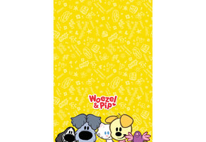 Plastic Tafelkleed Woezel & Pip 180cm x 130cm (1ST)