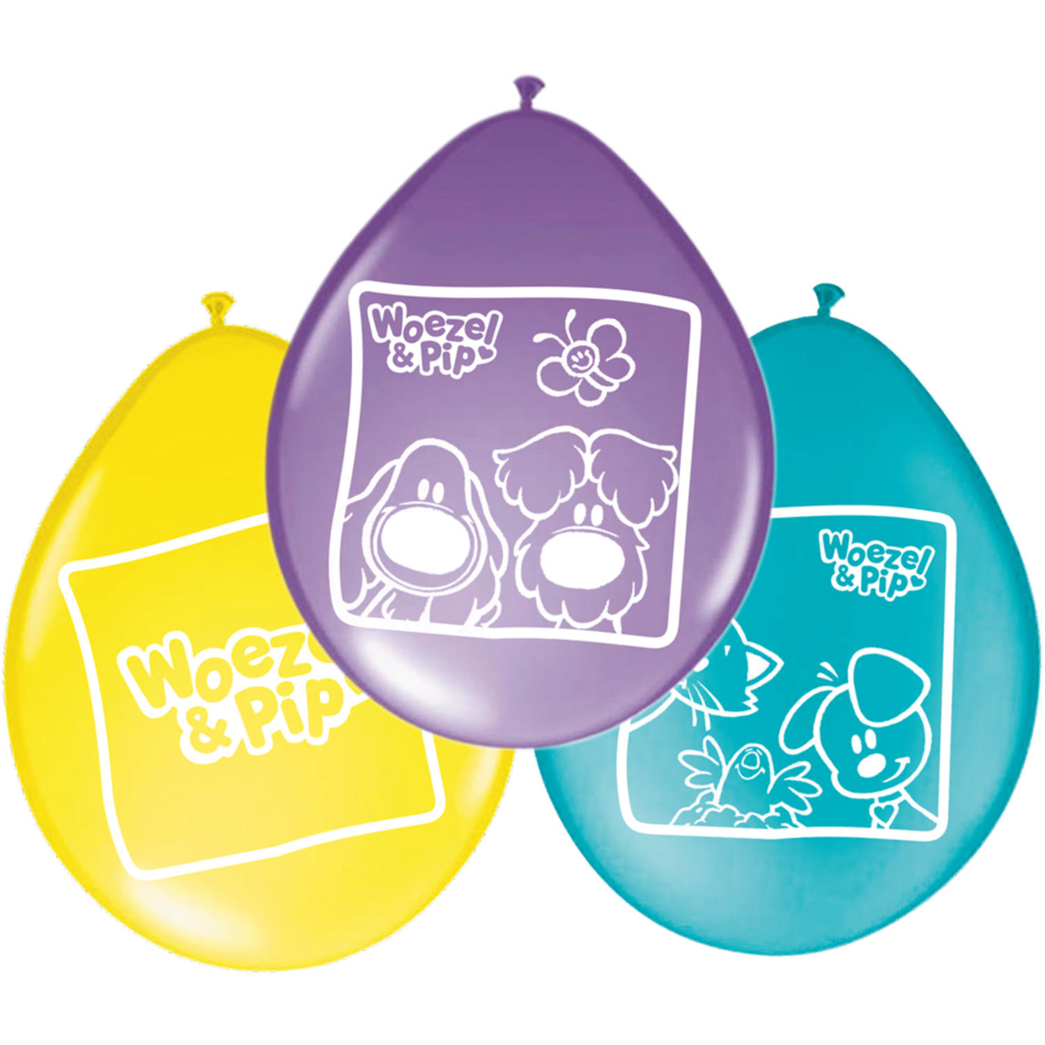 Ballonnen Woezel & Pip 27cm (8ST)