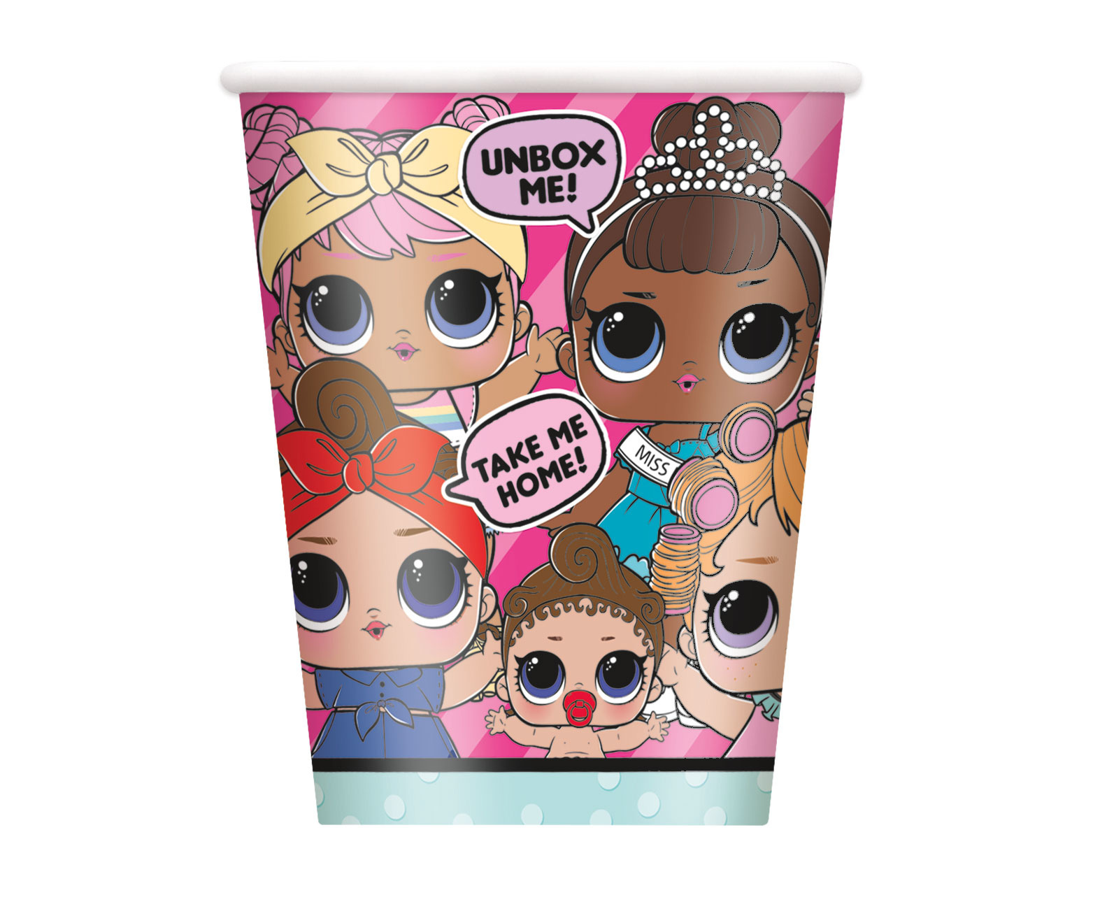 Bekertjes L.O.L. Surprise 250ml (8ST)