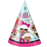 Feesthoedjes L.O.L. Surprise (8ST)