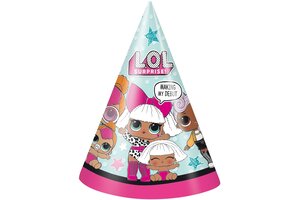 Feesthoedjes L.O.L. Surprise (8ST)