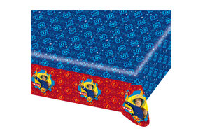 Plastic Tafelkleed Brandweerman Sam 120cm x 180cm
