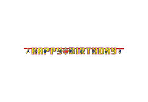 Letterslinger "Happy Birthday" Brandweerman Sam 180cm