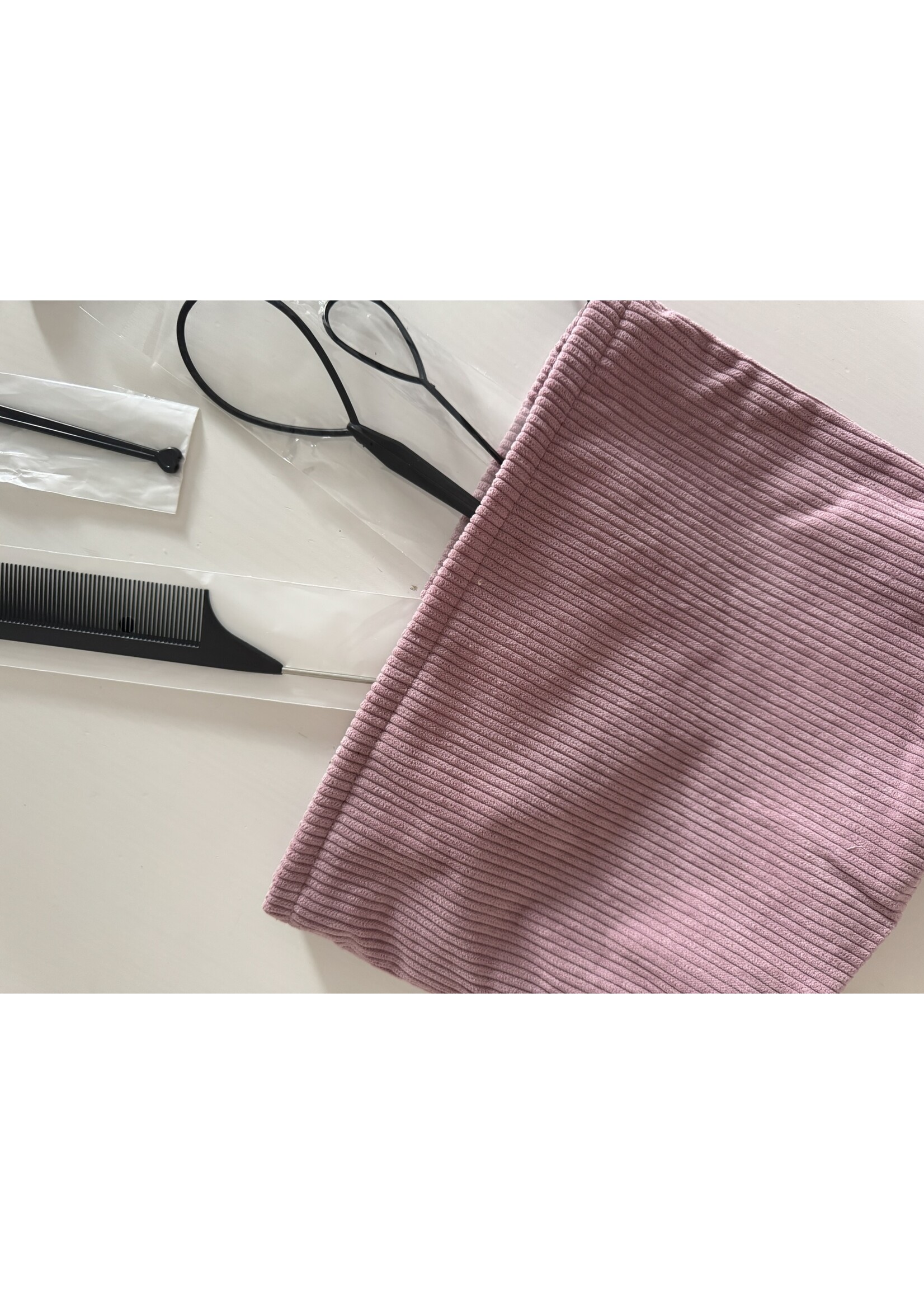 Uitgebreide starterskit haarschat - roze