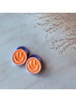 Smiley elastiekjes - paars