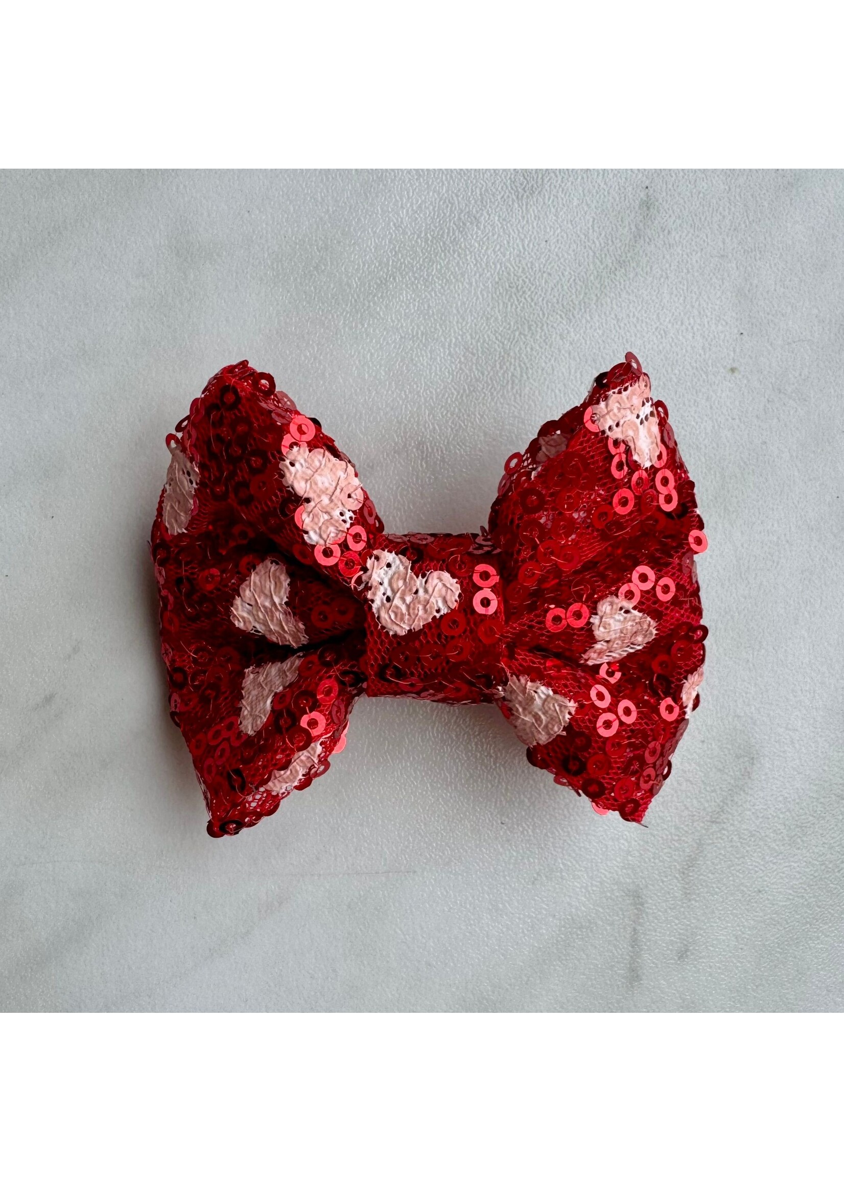 Gitterstrik hartjes - rood - valentijnsdag