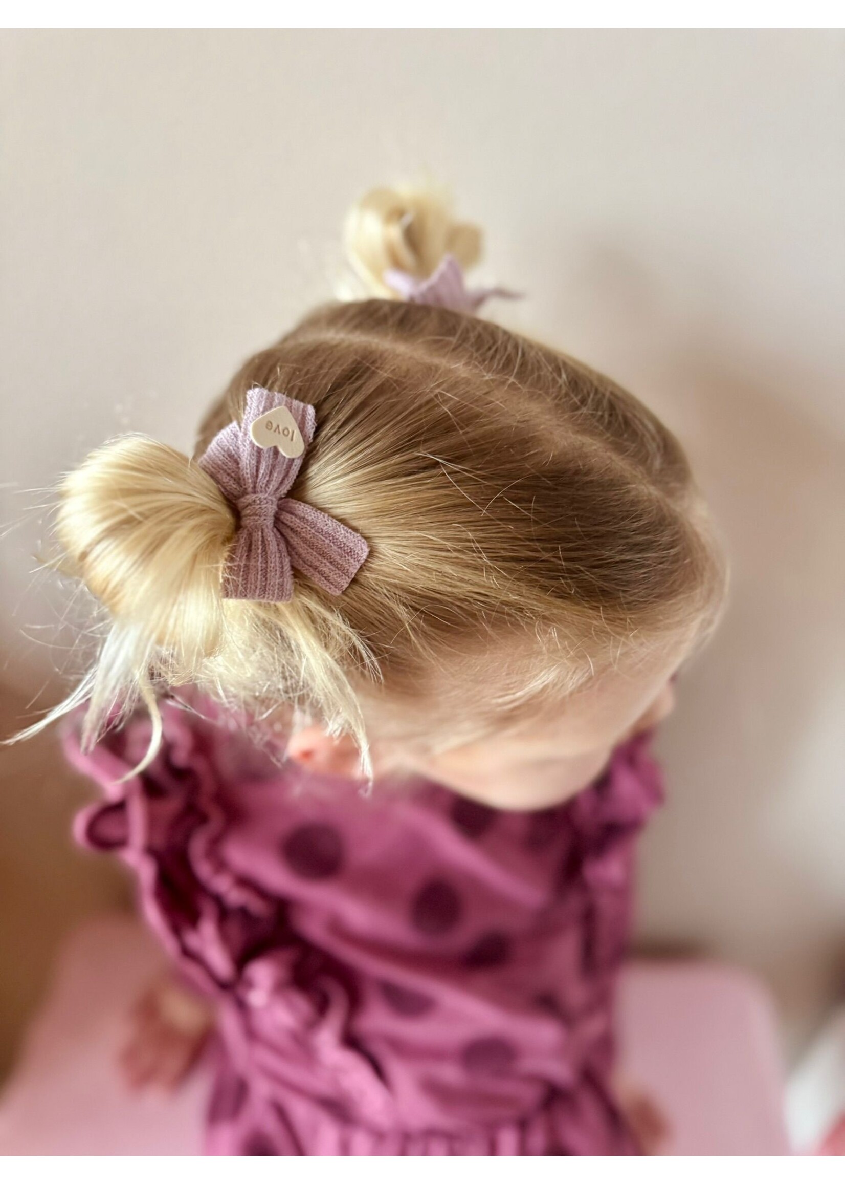 Strikjes paars - Loïs