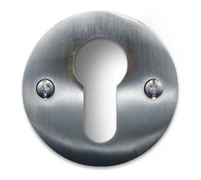 De Oude Deurklink Cilinderrozet rond geborsteld mat nikkel