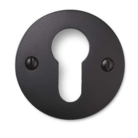 De Oude Deurklink Cilinderrozet rond mat zwart - voor cilinderslot - De Oude Deurklink De Oude Deurklink Cilinderrozet rond mat zwart - voor cilinderslot - De Oude Deurklink