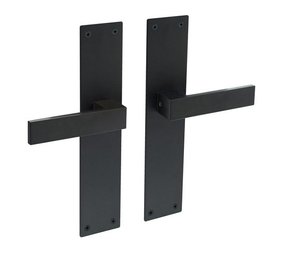Intersteel Deurklink Amsterdam schild zwart blind Intersteel Deurklink Amsterdam schild zwart blind