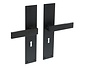 Deurklink Amsterdam schild zwart sleutelgat 55mm Deurklink Amsterdam schild zwart sleutelgat 55mm