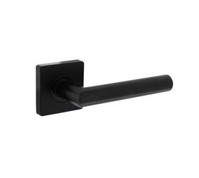 Intersteel Deurklink Bastian op rozet 55x55x10 mm zwart Intersteel Deurklink Bastian op rozet 55x55x10 mm zwart