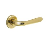 Intersteel Deurklink jupiter op rozet messing gelakt Intersteel Deurklink jupiter op rozet messing gelakt