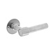 Intersteel Deurklink l/l-model met rozet 2 mm rvs geborsteld Intersteel Deurklink l/l-model met rozet 2 mm rvs geborsteld